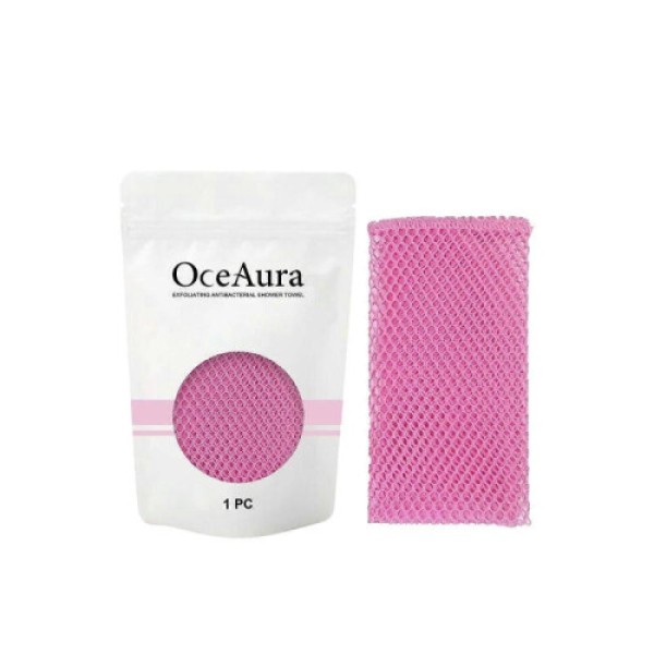 Oceaura Shower Strip Carbon Fiber Towel Clean Smooth Skin Body Clean Shower Strip